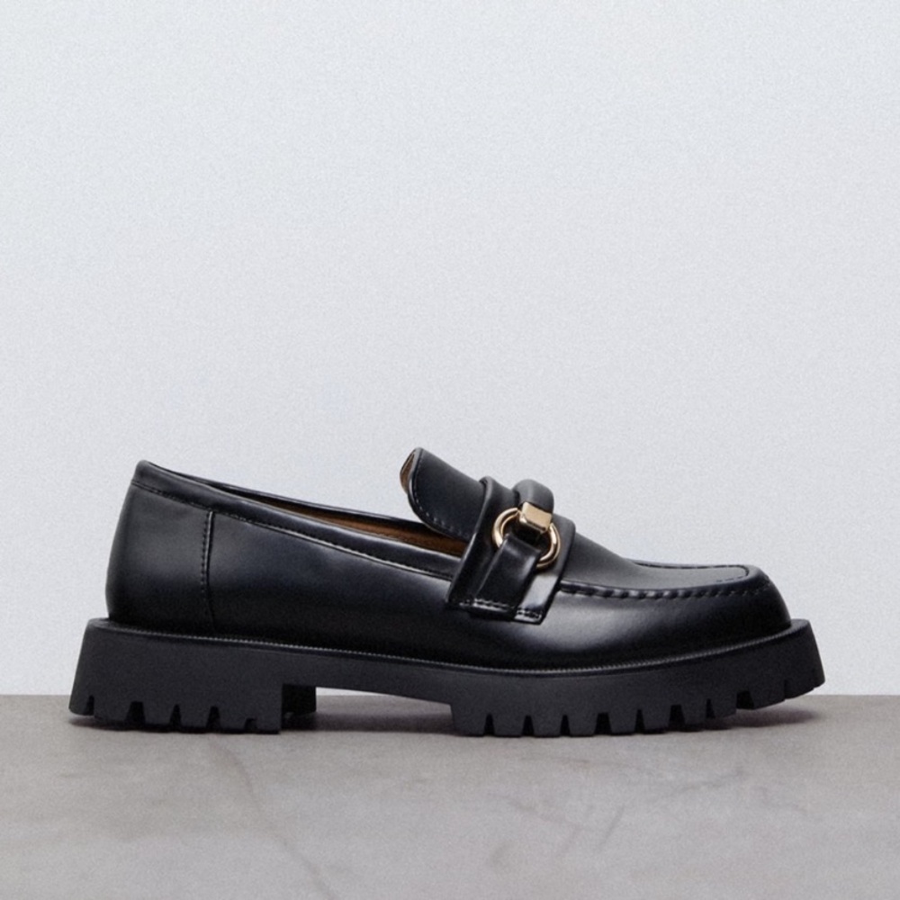 Zara Lug Sole Loafers